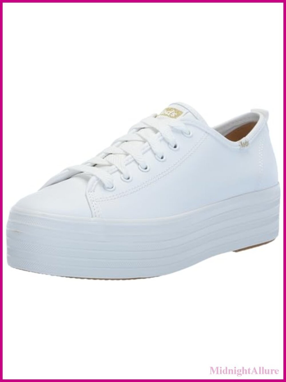 Triple Up Lace Up Platform Sneakers with Light Up, Softerra Footbed